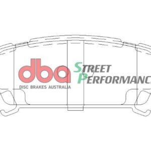 DBA SP rear brake pads for Subaru Forester, Subaru Impreza