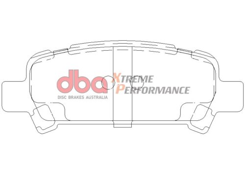 DBA XP rear brake pads for Subaru Forester, Subaru Impreza