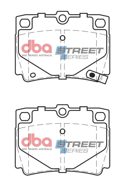 DBA SS rear brake pads for Mitsubishi Pajero Sport