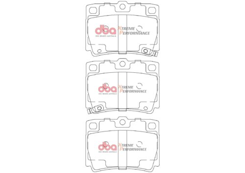 DBA XP rear brake pads for Mitsubishi Pajero Sport