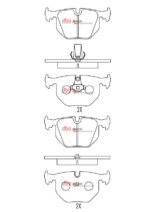 DBA RP rear brake pads for BMW 3, BMW 5