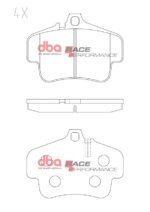 DBA RP stražnje kočione pločice za Porsche 911, Porsche Boxster