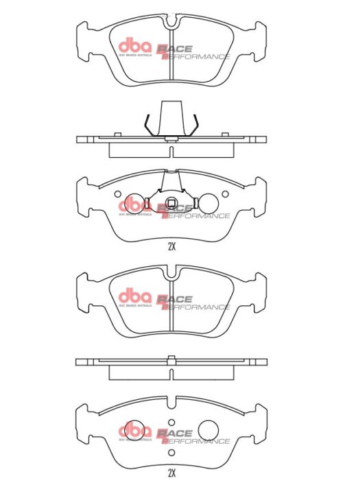 DBA RP front brake pads for BMW 3, BMW Z3