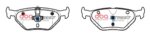 DBA SS rear brake pads for BMW 3, BMW Z3
