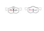 DBA SS front brake pads for Mazda Tribute
