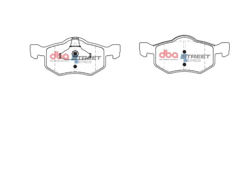 DBA SS front brake pads for Mazda Tribute