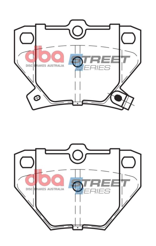 DBA SS rear brake pads for Toyota Yaris Verso, Toyota Will