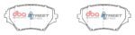 DBA SS front brake pads for Toyota RAV4