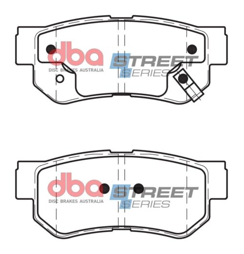 DBA SS rear brake pads for Hyundai Trajet, Hyundai Getz