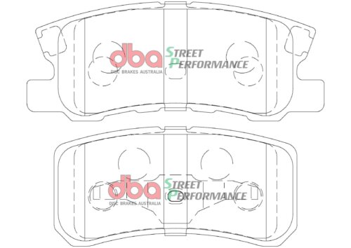 DBA SP rear brake pads for Chrysler 200, Chrysler Sebring
