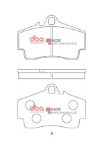 DBA RP rear brake pads for Porsche 911, Porsche Boxster