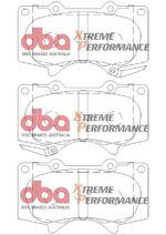 DBA XP front brake pads for Toyota Hilux, Mitsubishi Pajero