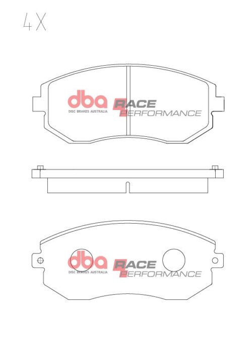 DBA RP front brake pads for Subaru Forester, Subaru Legacy