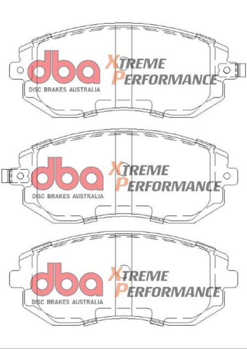 DBA XP front brake pads for Subaru Forester, Subaru Legacy