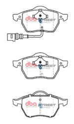 DBA SS front brake pads for Audi A4, VW Passat