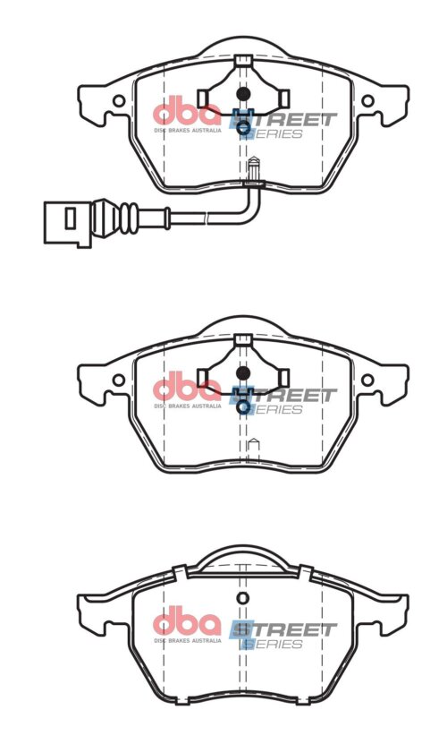 DBA SS front brake pads for Audi A4, VW Passat