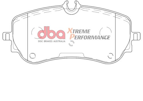 DBA XP rear brake pads for VW Crafter