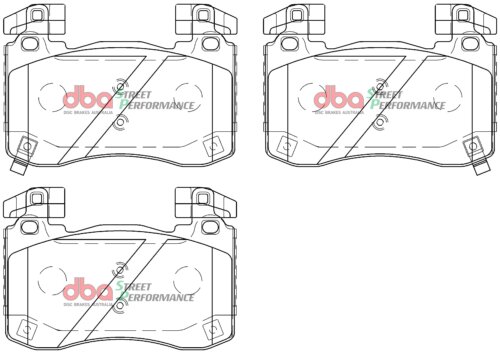 DBA SP front brake pads for KIA Stinger