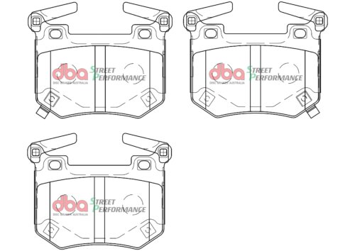 DBA SP rear brake pads for KIA Stinger