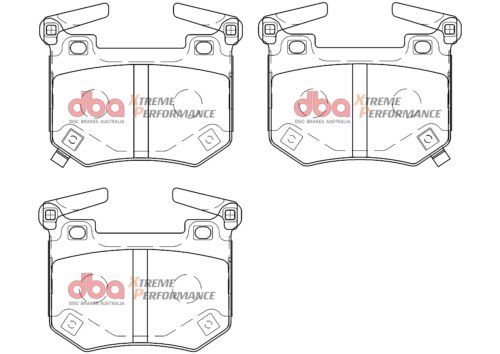 DBA XP rear brake pads for KIA Stinger