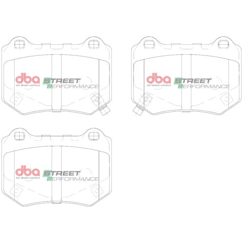 DBA SP rear brake pads for Subaru WRX