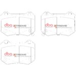 DBA XP rear brake pads for Subaru WRX