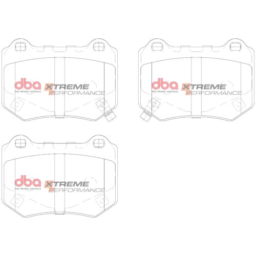 DBA XP rear brake pads for Subaru WRX