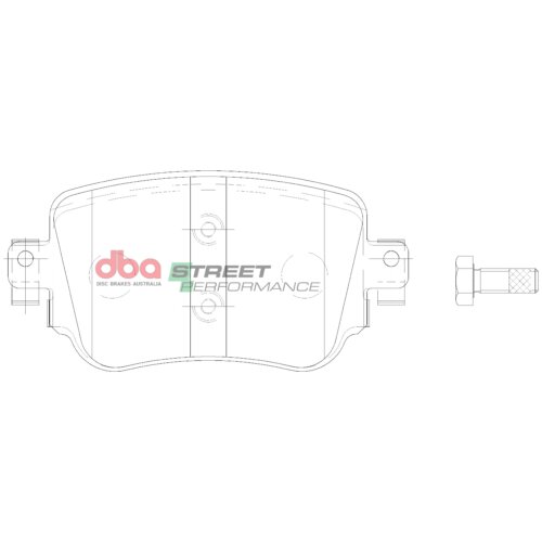 DBA SP rear brake pads for VW Sharan, VW Polo