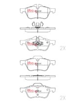 DBA RP front brake pads for Mini MINI Convertible, Mini Mini Countryman
