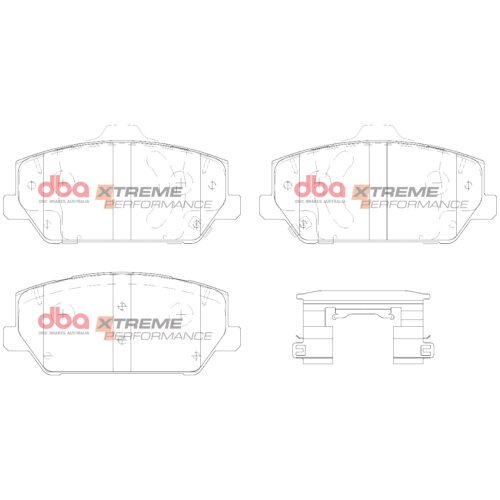 DBA XP front brake pads for Hyundai i30, Hyundai Kona