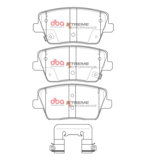 DBA XP rear brake pads for Hyundai i30, Hyundai Kona