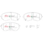 DBA SP front brake pads for Nissan NP300 Navara, Mercedes-Benz X-Class
