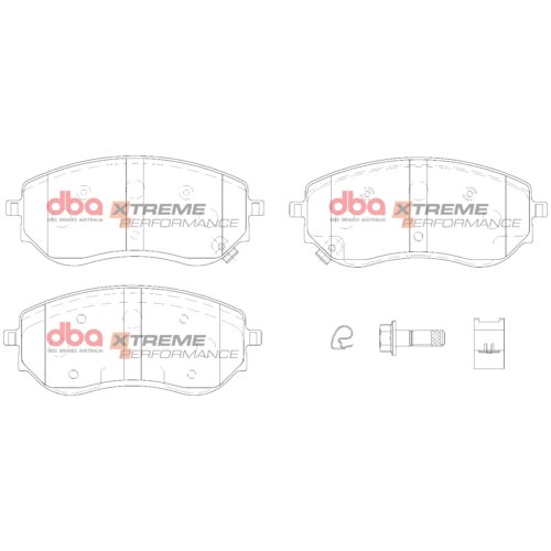 DBA XP front brake pads for Nissan NP300 Navara, Mercedes-Benz X-Class