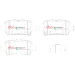 DBA SP rear brake pads for Opel Astra, Vauxhall Astra