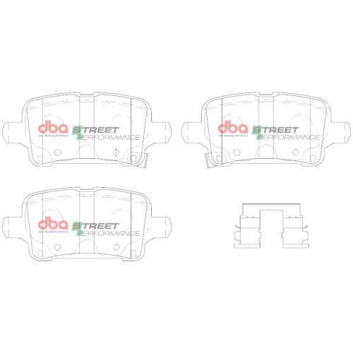 DBA SP rear brake pads for Opel Astra, Vauxhall Astra