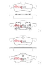 DBA RP rear brake pads for Mini MINI Convertible, Mini Mini