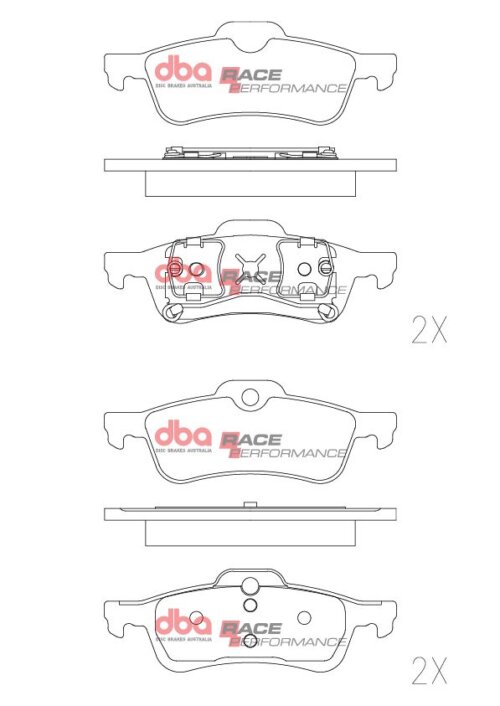 DBA RP rear brake pads for Mini MINI Convertible, Mini Mini