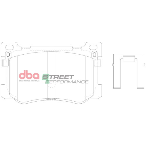 DBA SP front brake pads for Hyundai Genesis