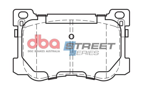 DBA SS front brake pads for Hyundai Genesis