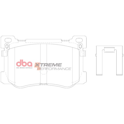 DBA XP front brake pads for Hyundai Genesis