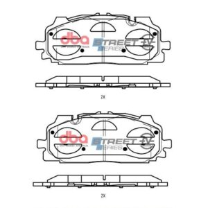 DBA SS EV prednje kočione pločice za VW Touareg, Audi e-tron