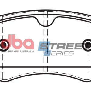 DBA SS stražnje kočione pločice za Audi A4, Audi A6