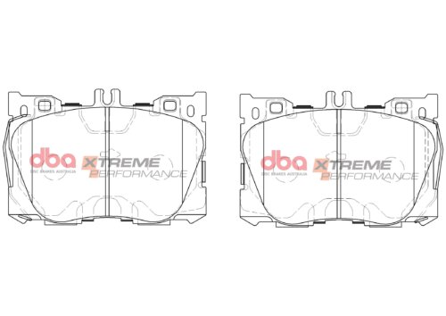 DBA XP front brake pads for Mercedes-Benz E-Class, Mercedes-Benz GLC Coupe