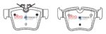 DBA SS rear brake pads for Mercedes-Benz GLC Coupe, Mercedes-Benz GLC