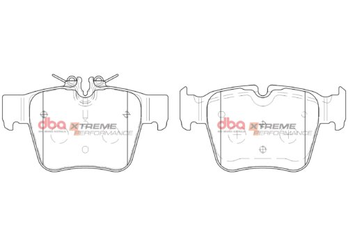 DBA XP rear brake pads for Mercedes-Benz GLC Coupe, Mercedes-Benz GLC