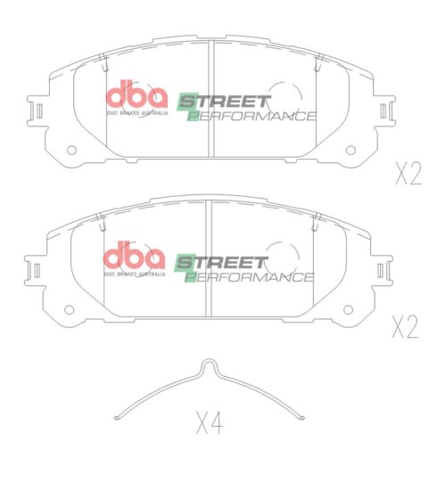 DBA SP front brake pads for Toyota Kluger