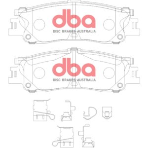 DBA SP stražnje kočione pločice za Toyota Land Cruiser, Lexus LX
