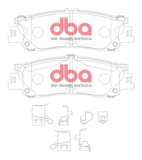 DBA SP stražnje kočione pločice za Toyota Land Cruiser, Lexus LX