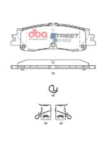 DBA SS rear brake pads for Toyota Land Cruiser, Lexus LX