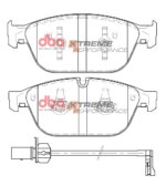 DBA XP front brake pads for Audi SQ5